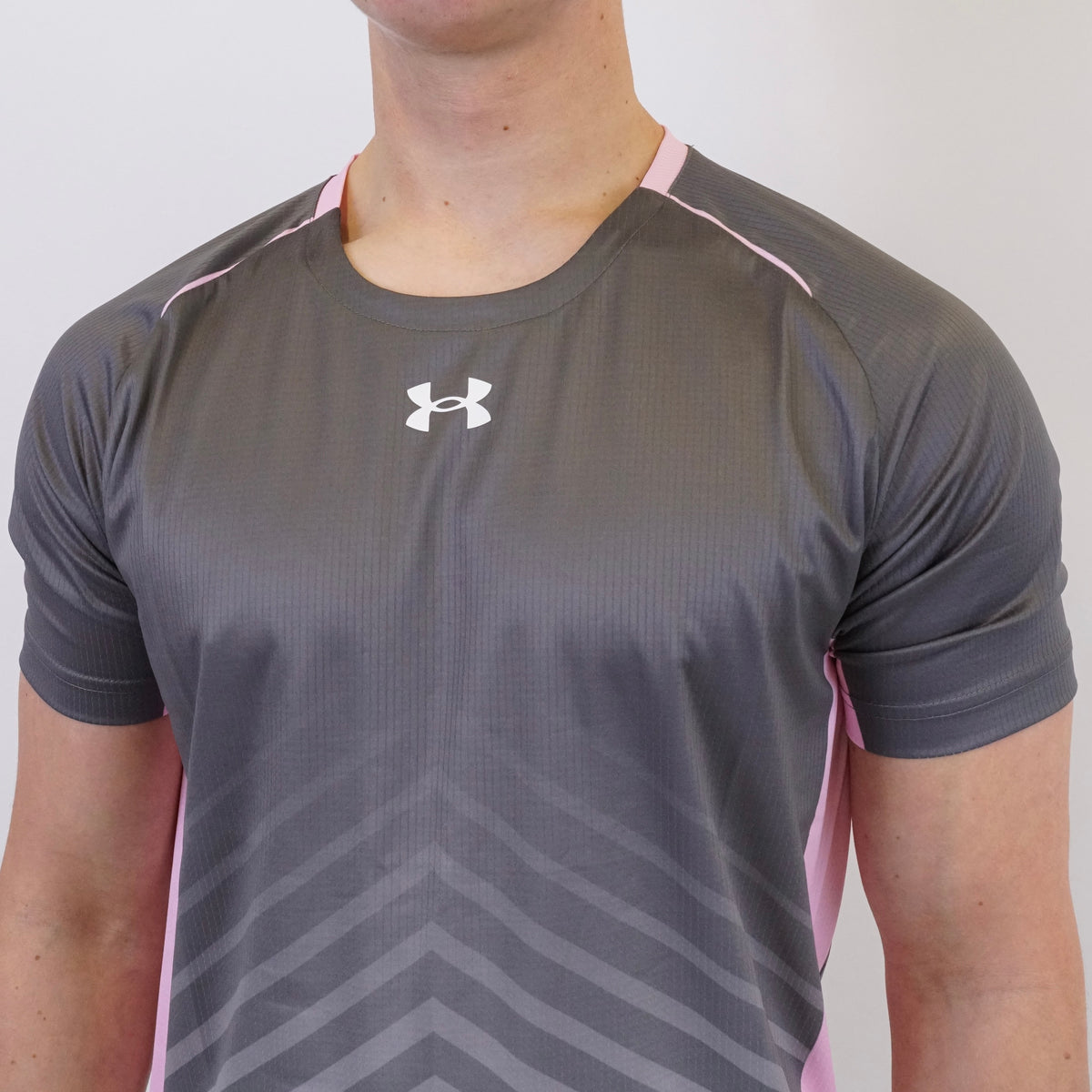 Under Armour Arrow T-Shirt - Grey / Pink