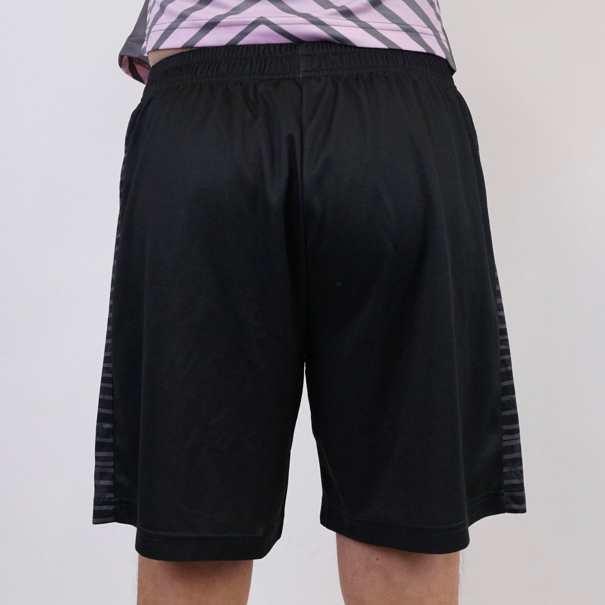 Under Armour Arrow Set - T-Shirt & Shorts - Grey / Pink / Black