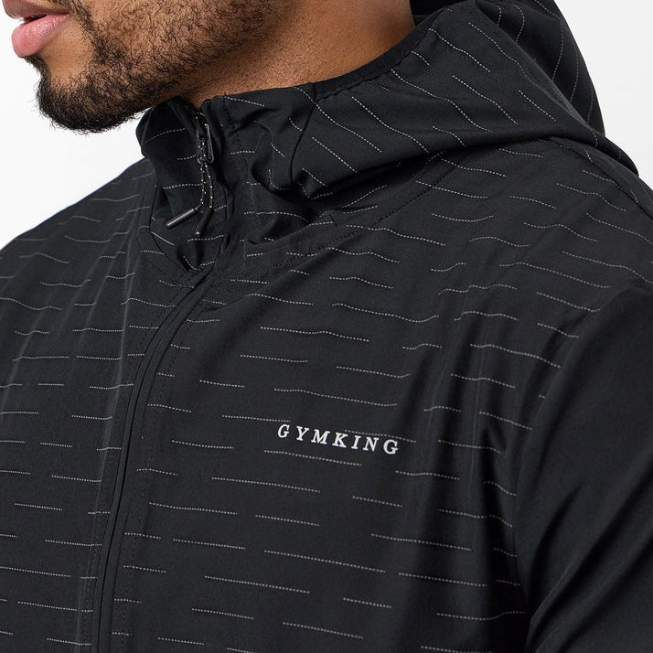 GymKing Stamina Woven Jacket - Black