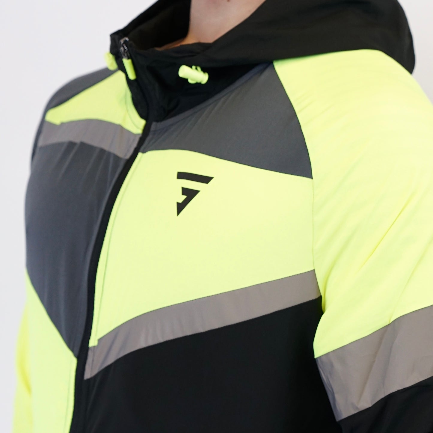 GRIID Panel Set - Jacket & Shorts - Neon / Black