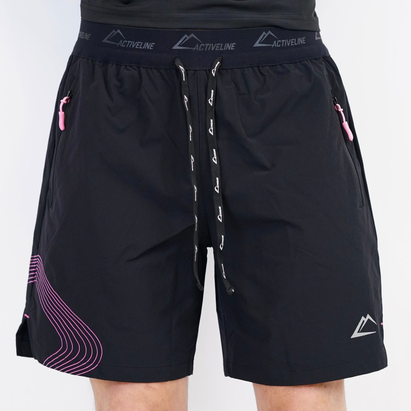 ActiveLine Wave Shorts - Black / Pink