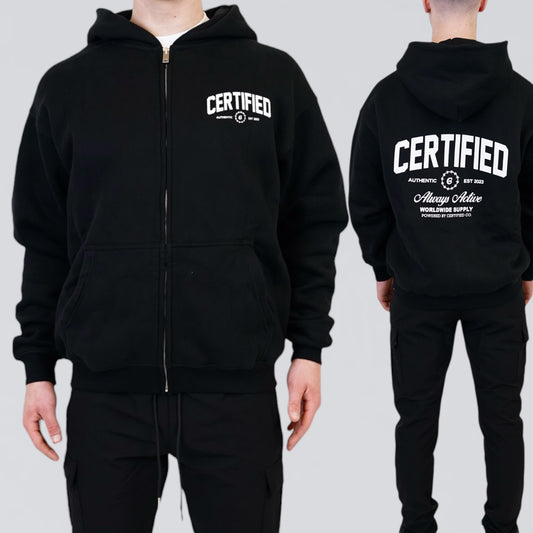Certified Zipper Set - Black