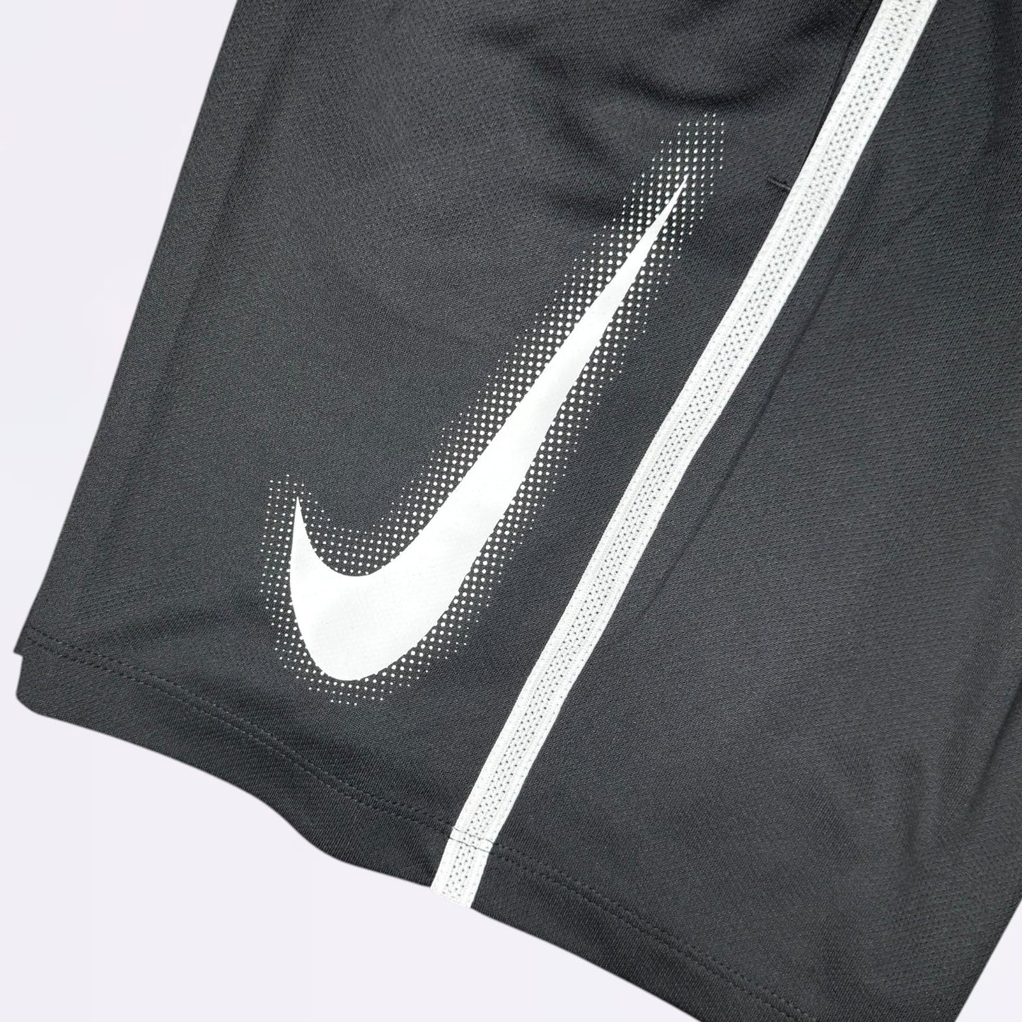 Nike Academy Half Zip & Graphic Shorts Set - White / Black (Junior)