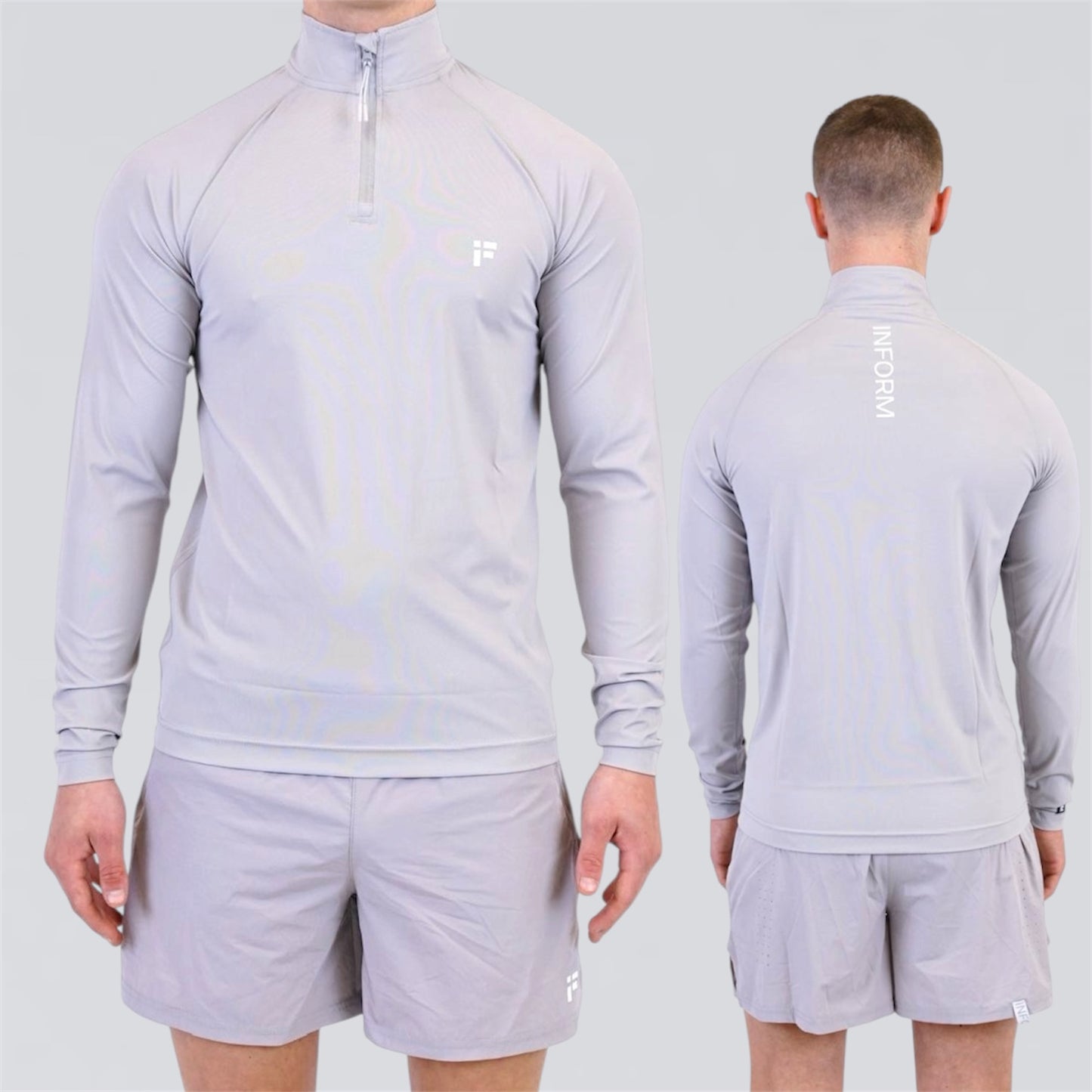 INFORM Transform Half Zip Set - Grey