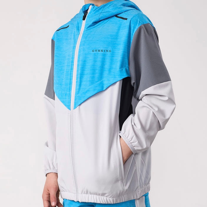 Gym King Vision Jacket - Blue / Grey (Junior)