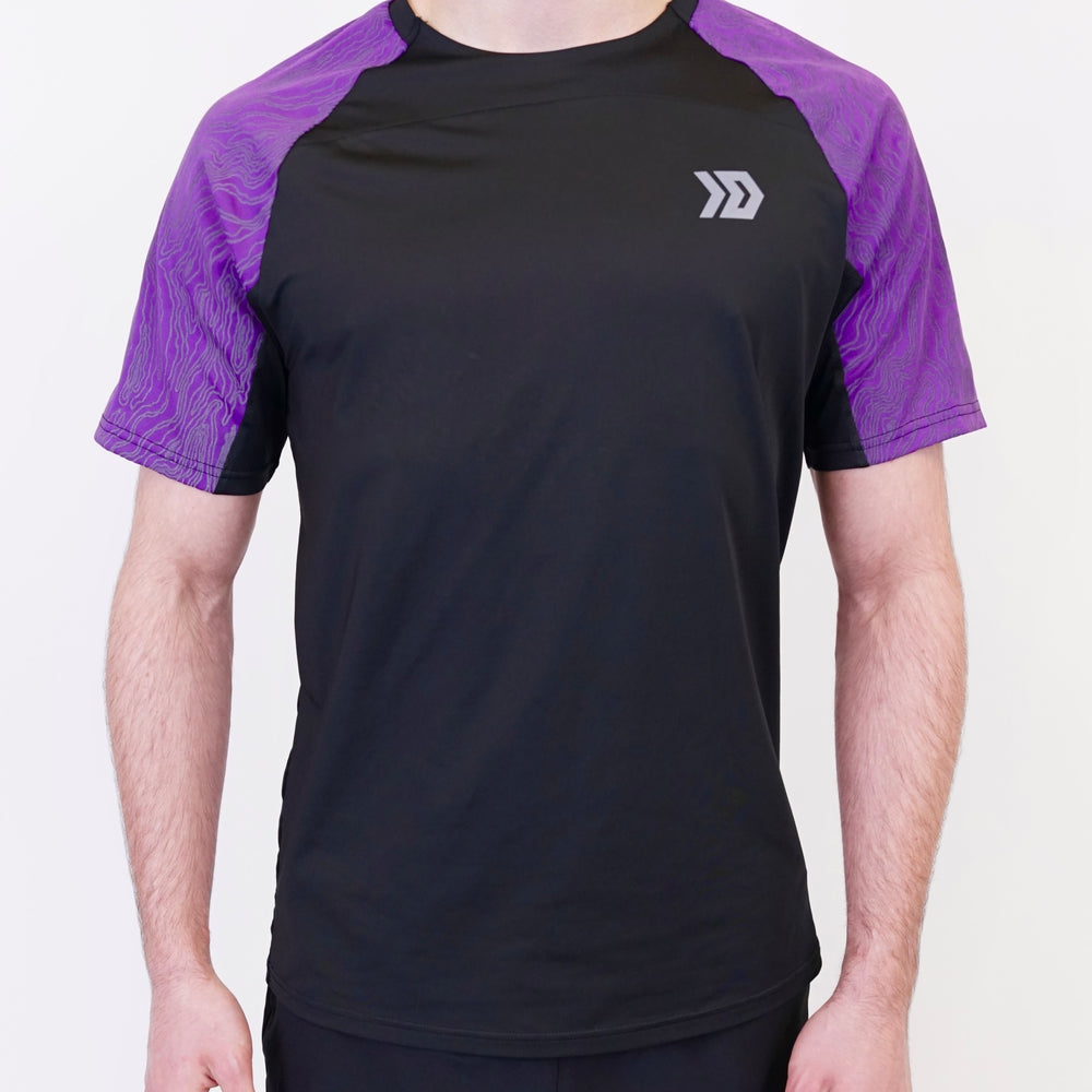 DASH Aura Tee - Black / Purple