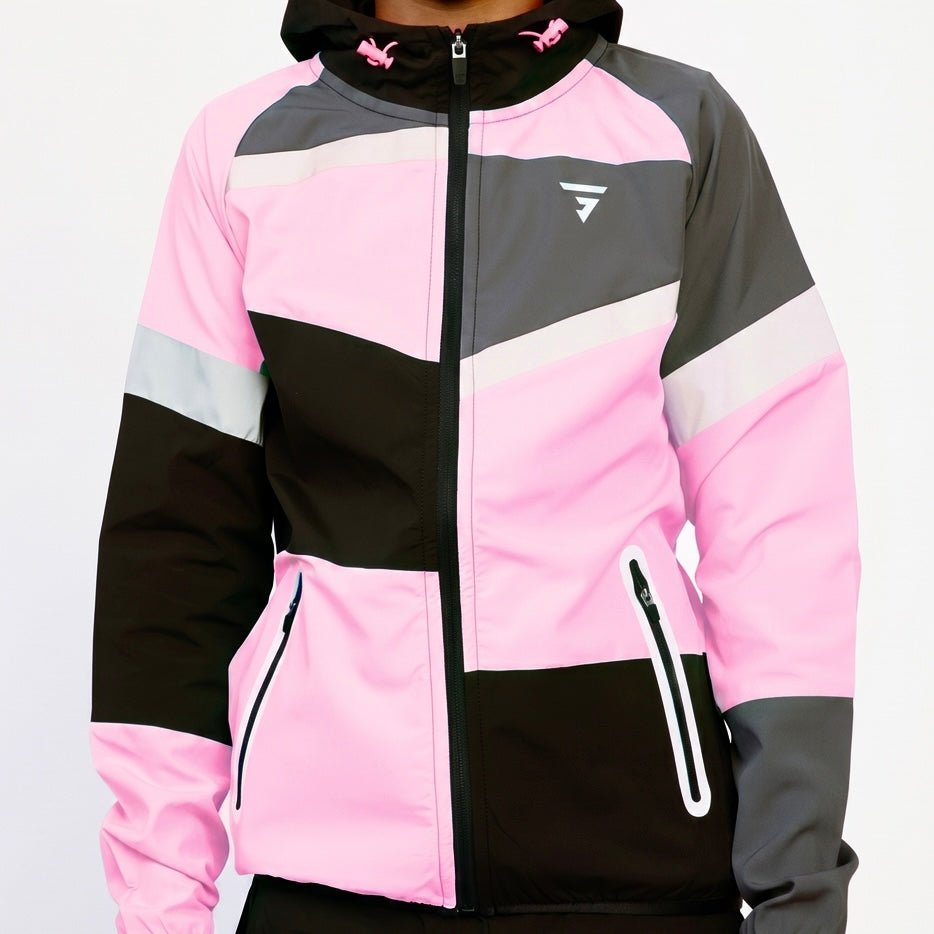 GRIID Panel Set - Jacket & Shorts - Onyx Pink (Junior)
