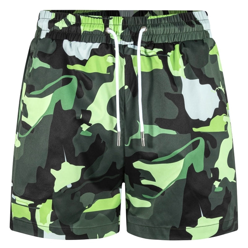 ENVI Camo Swim Shorts - Green