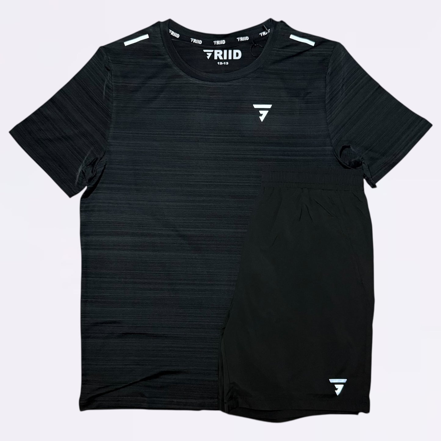 GRIID Flow Tee Set - Black (Junior)