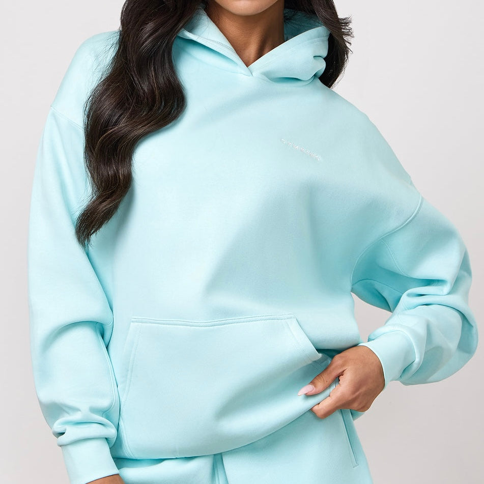 Gym King 365 Relaxed Fit Fleece Hoodie - Turquoise