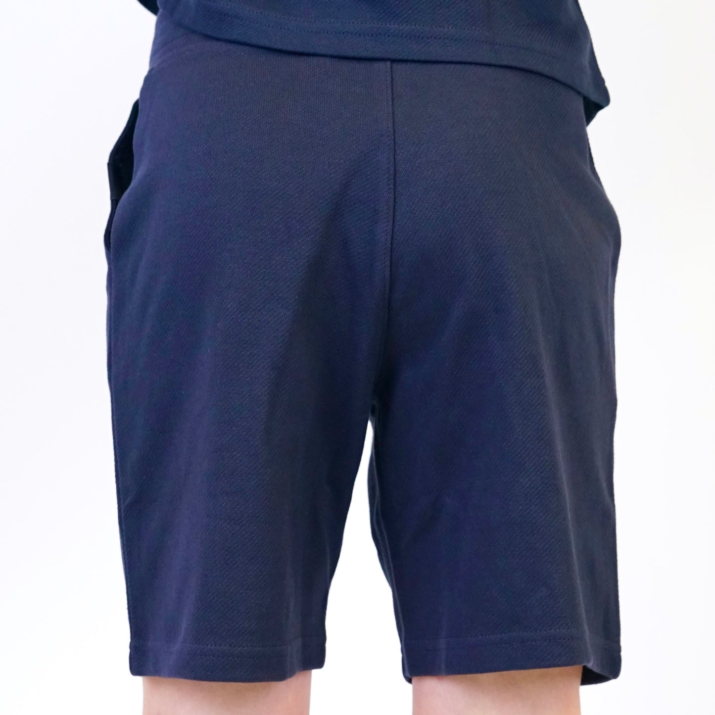 Gym King Zipped Polo Set - Navy (Junior)
