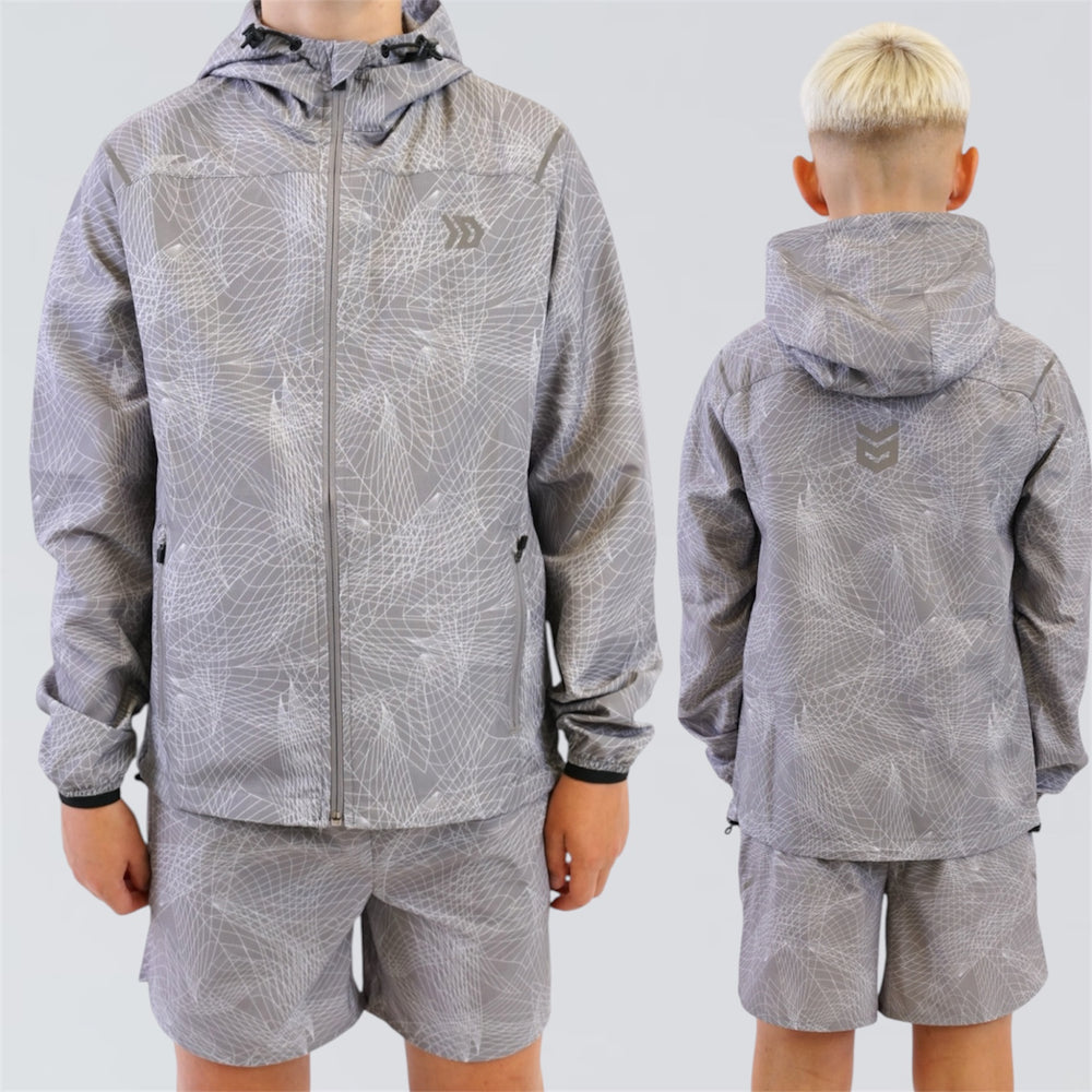 DASH Hyperweb Windrunner & Shorts Set - Grey