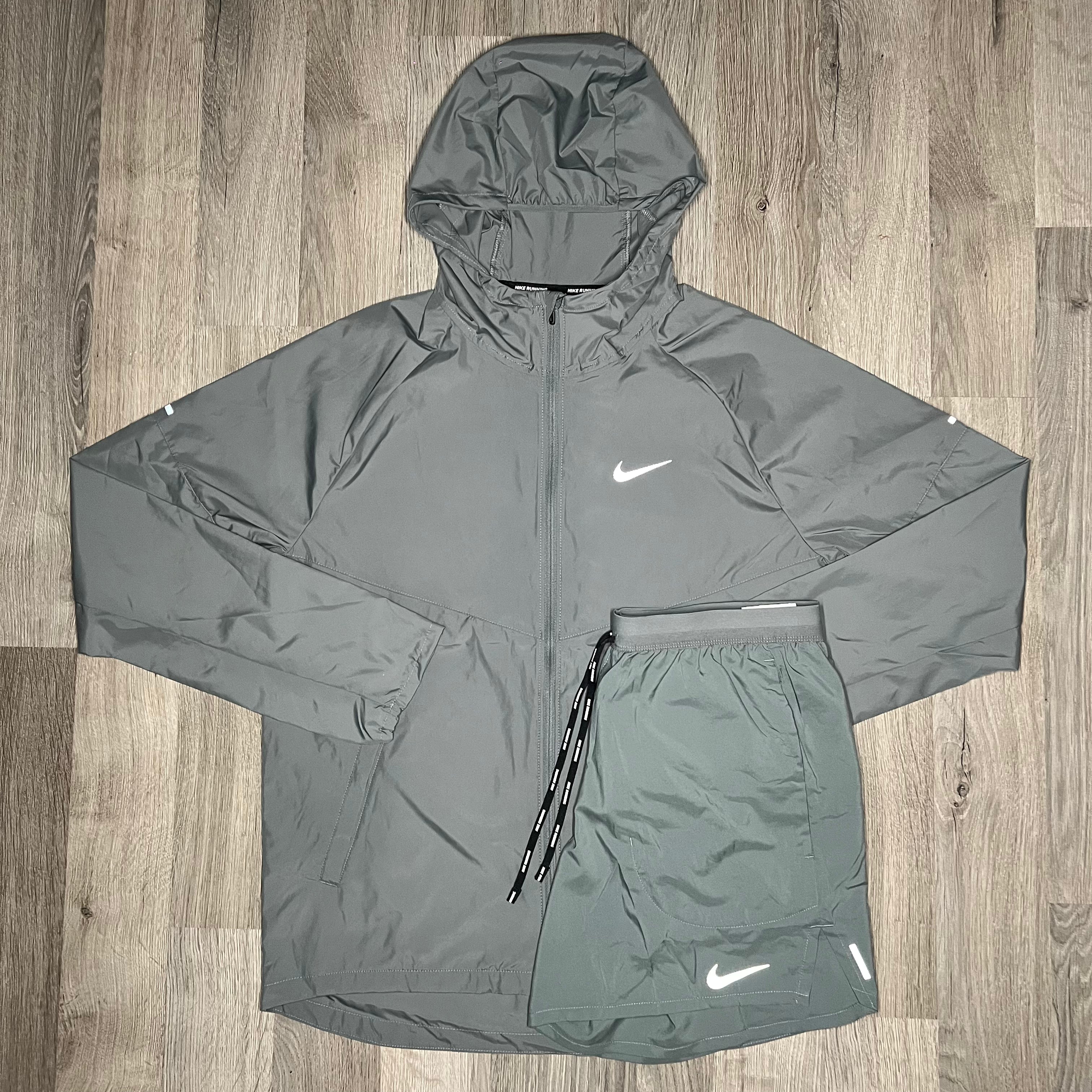 Nike windbreaker short set on sale