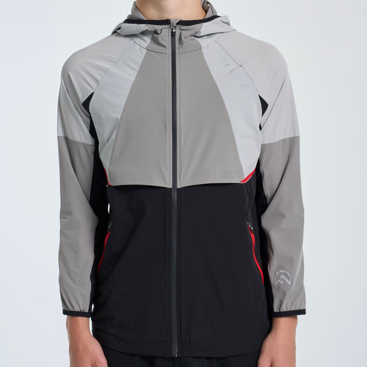 Flux Performance Jacket - Black / Grey / Red (Junior)