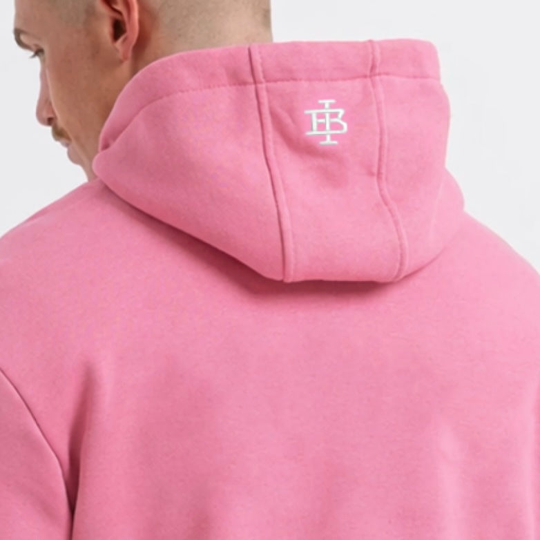 Bee Inspired Monogram Hoodie - Pink