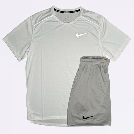 Nike Miler Set - White / Grey