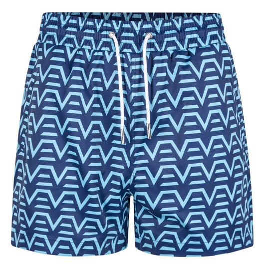 ENVI Digital Reef Shorts - White / Blue