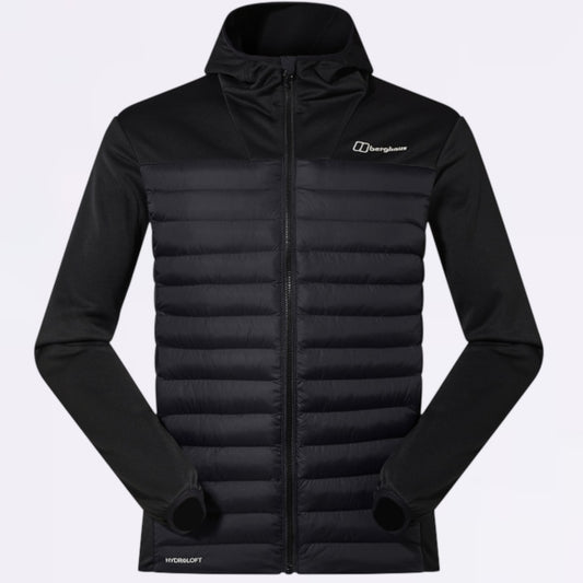 Berghaus Vaskye Hoodie Hybrid Jacket - Black / Grey