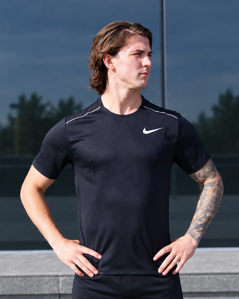 Nike Airmax Plus Windrunner 3 Piece Short Set - Neon / Black