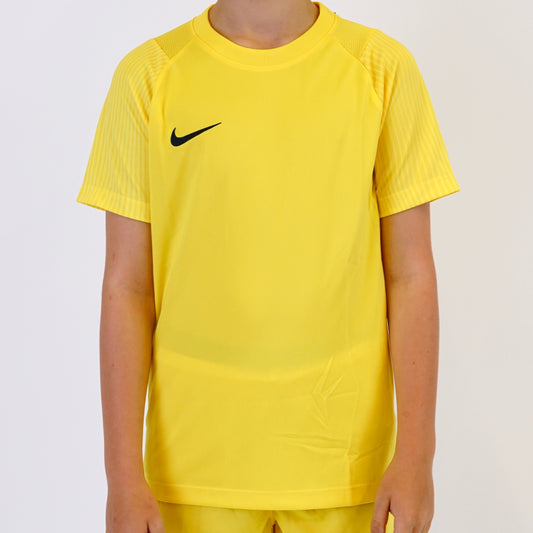 Nike Dri-Fit Academy 2.0 Set - Tee & Shorts - Yellow (Junior)