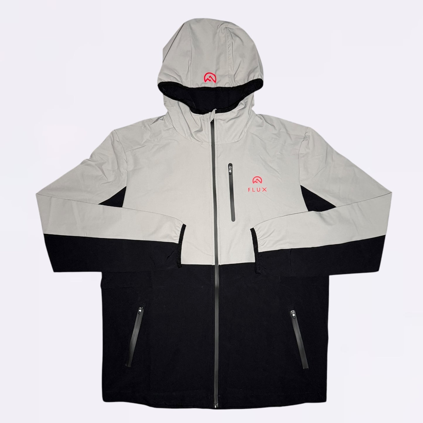 Flux Versatility Set - Jacket & Shorts -  Grey / Red