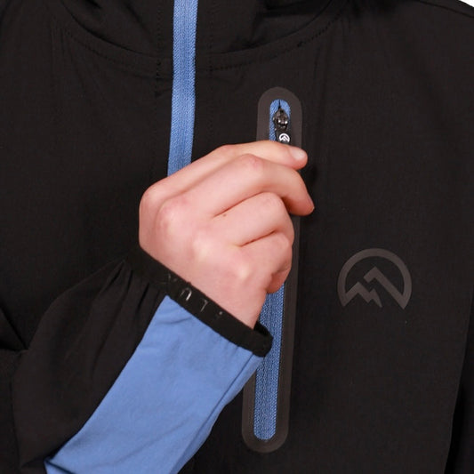 Flux Versatility Jacket - Black / Blue (Junior)