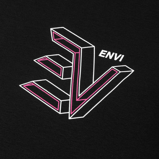 ENVI Concave T-Shirt - Black / Pink