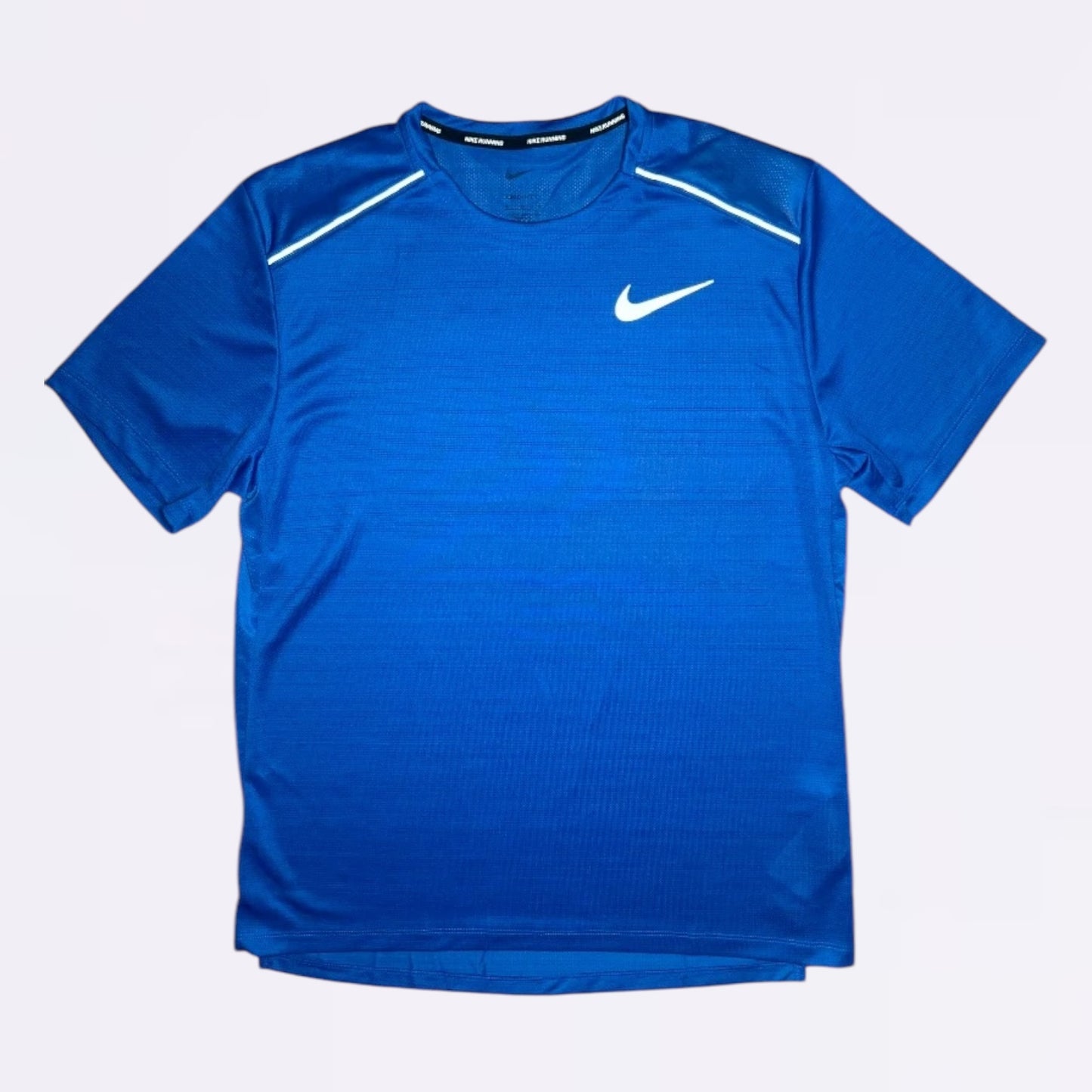 Nike Miler & Challenger Set - Tee & Shorts - Dark Blue / Grey