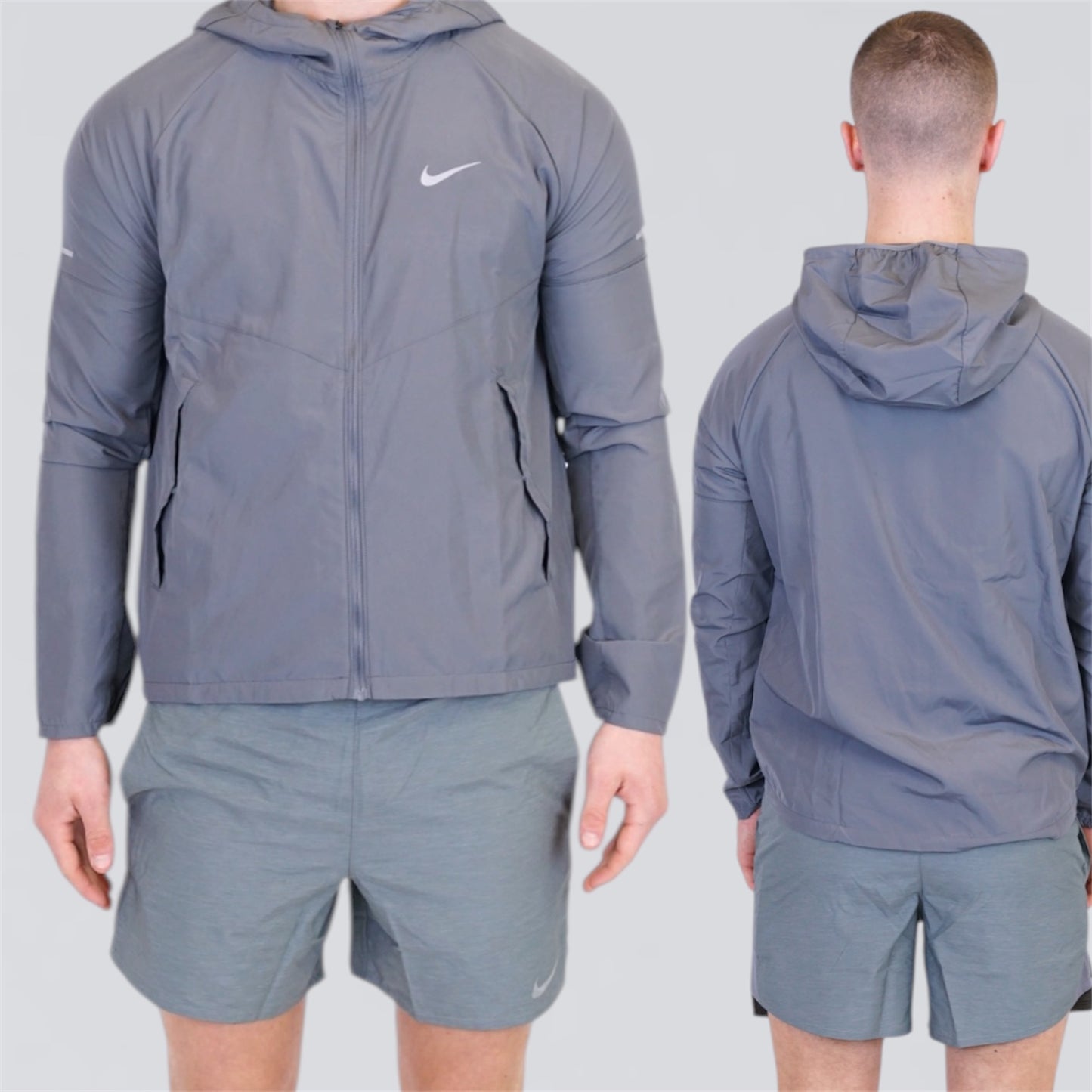 Nike Repel & Challenger Set - Grey / Grey