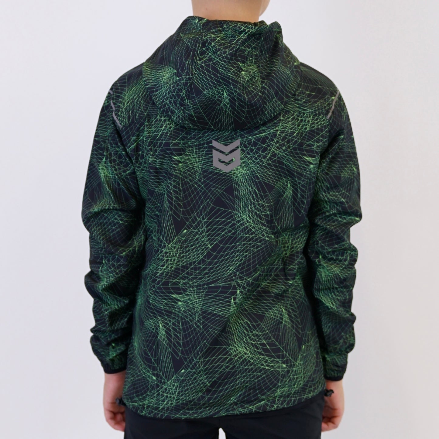 DASH Hyperweb Windrunner & Bottoms Set - Black / Neon (Junior)