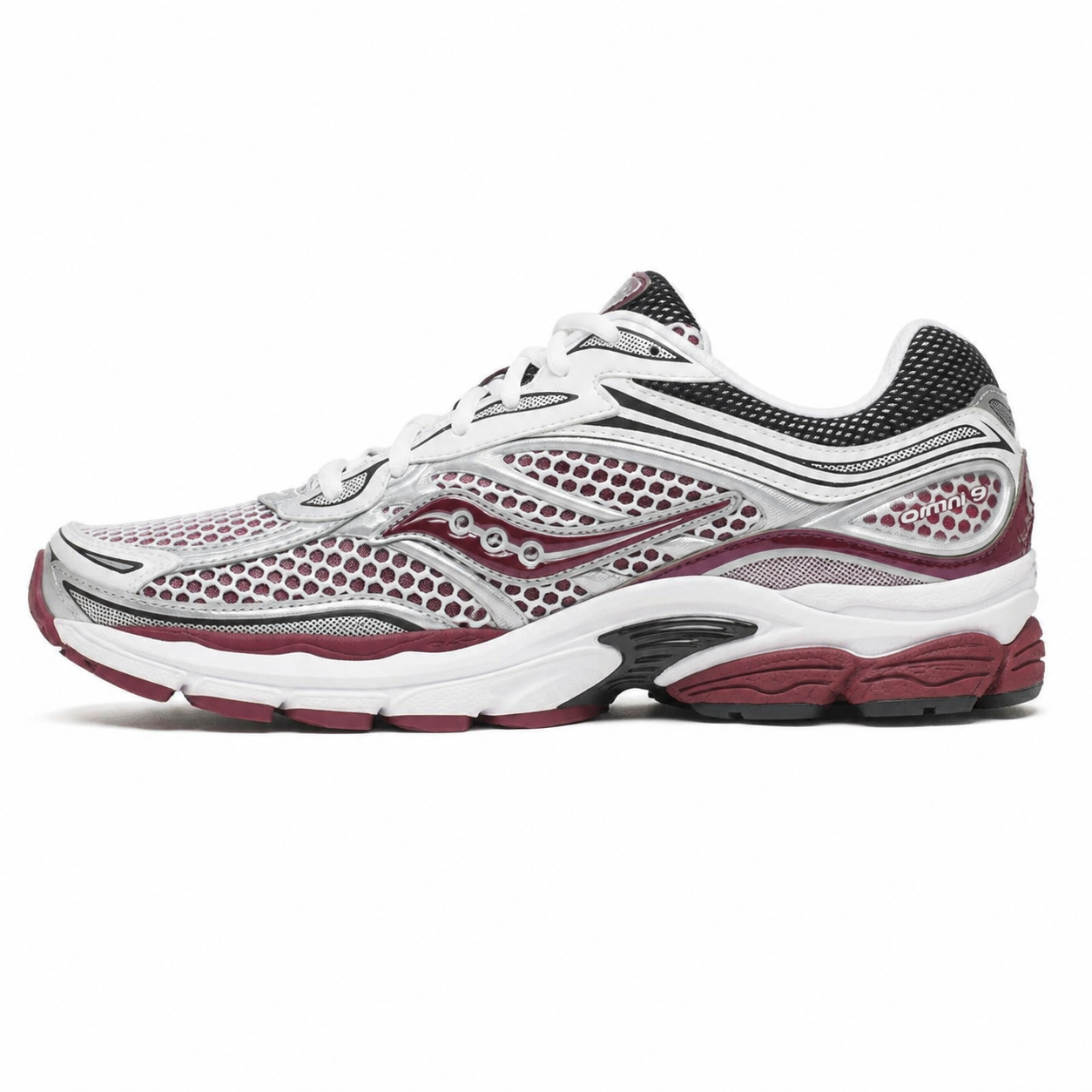 Saucony Omni 9 Maroon White