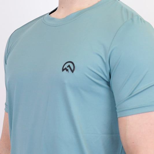 Flux Logo Tee - Midnight Green