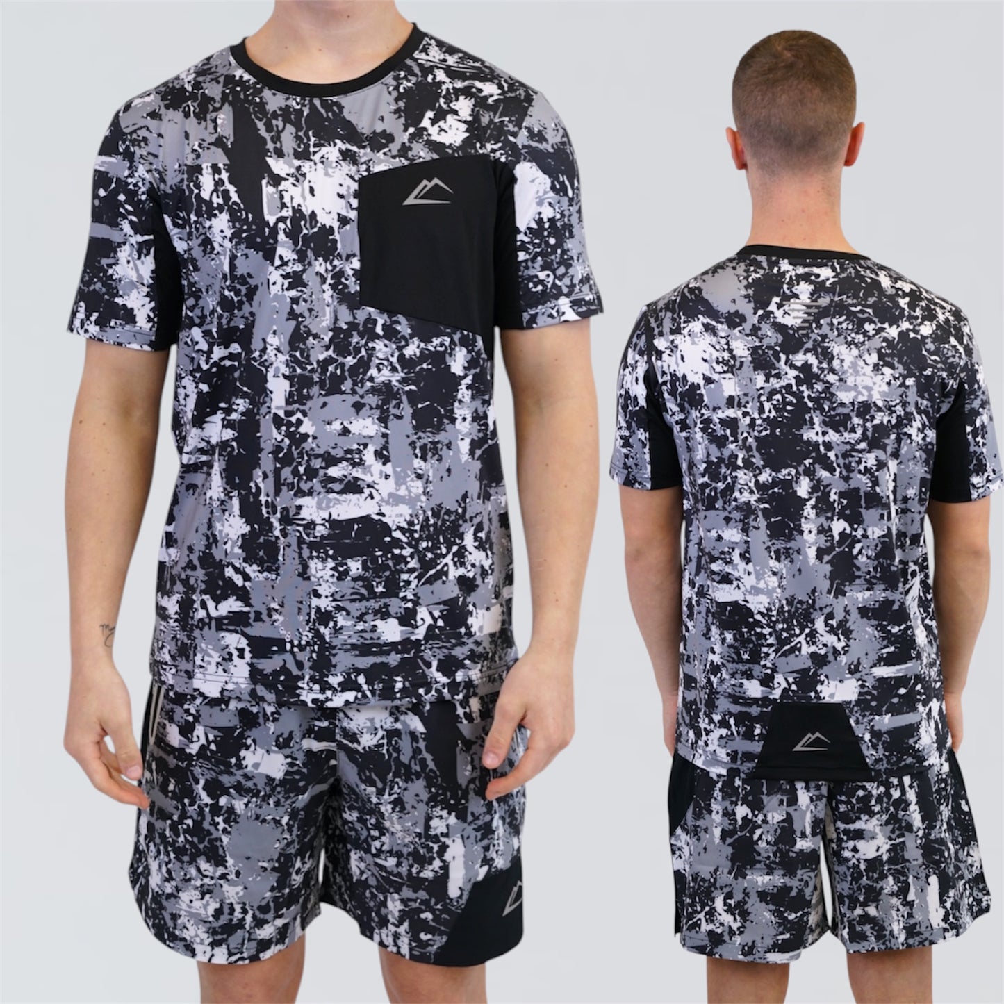 ActiveLine Colorado Tee & Shorts Set - Grey
