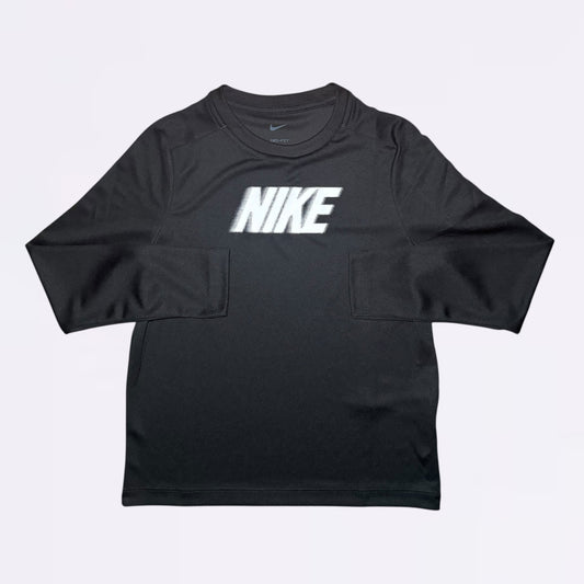 Nike Pixel Graphic Long Sleeve Tee Black