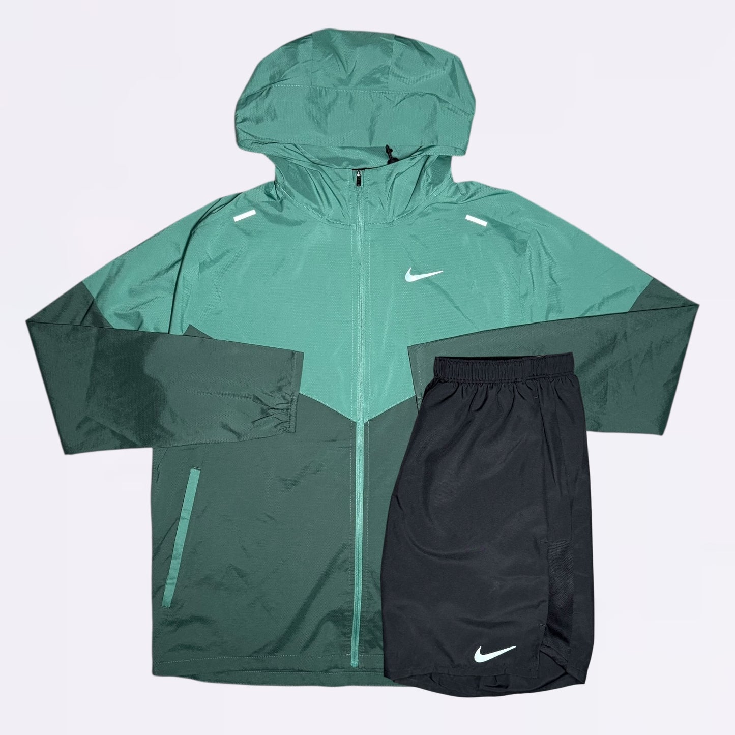 Nike Windrunner & Challenger Set - Vintage Green / Black