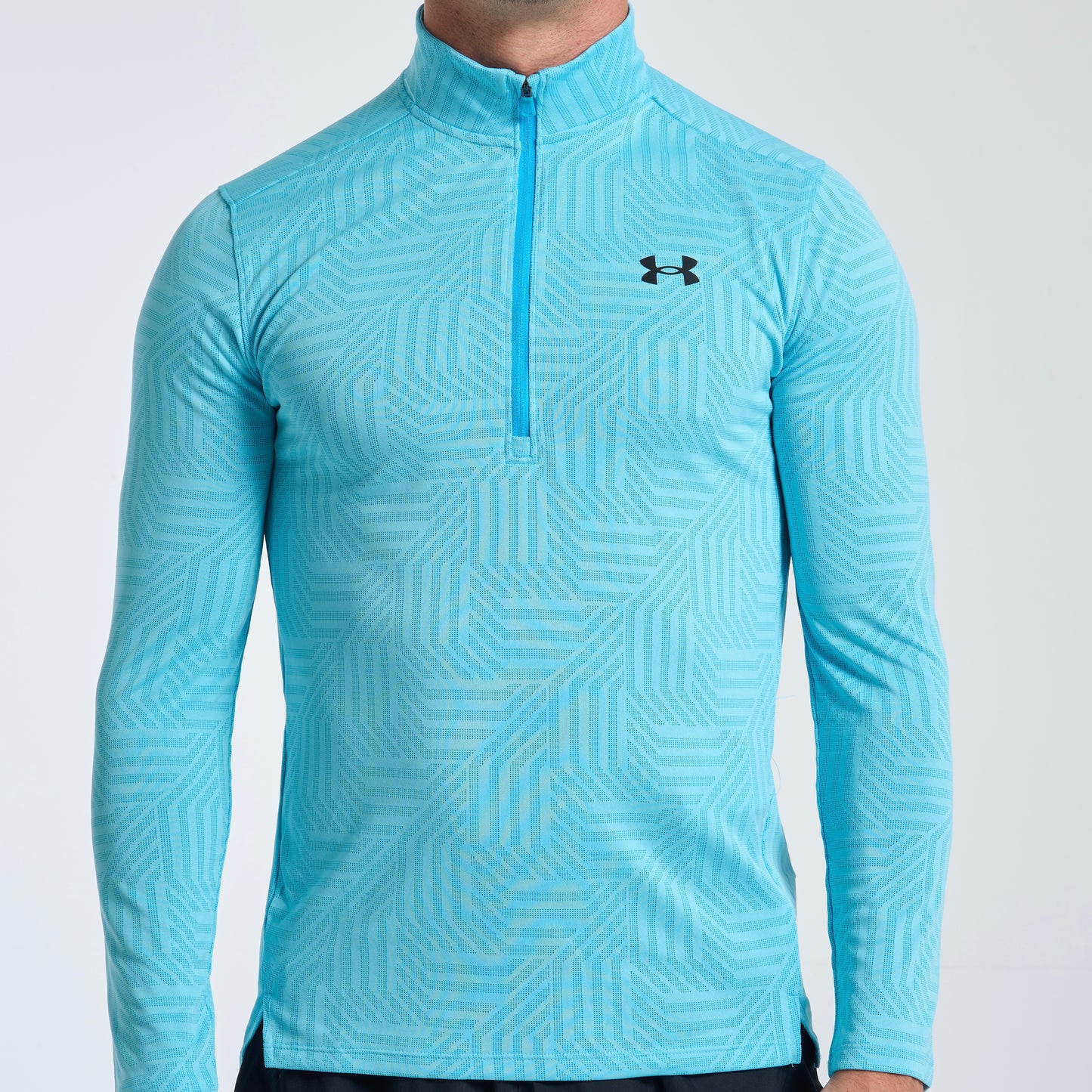 Under Armour Geotessa Half Zip Set- Blue / Black