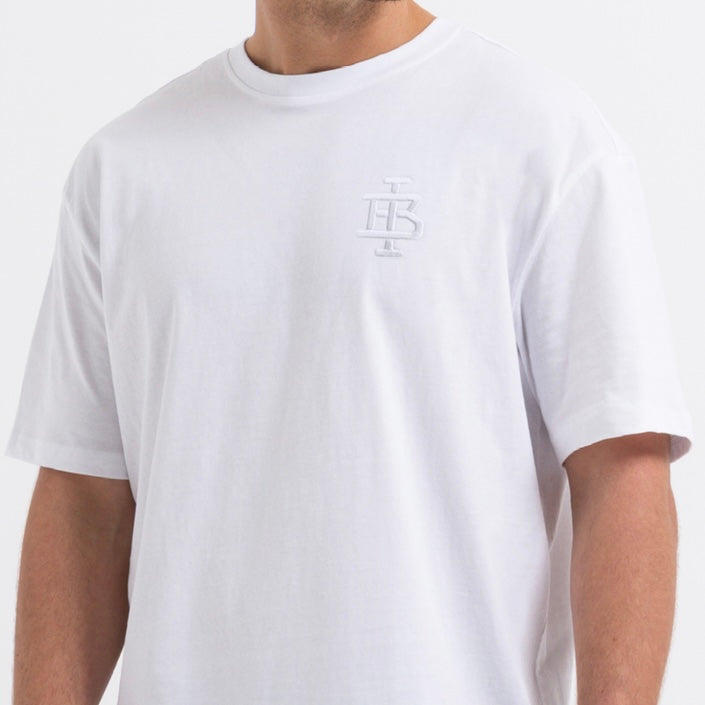 Bee Inspired Monogram T-Shirt - White