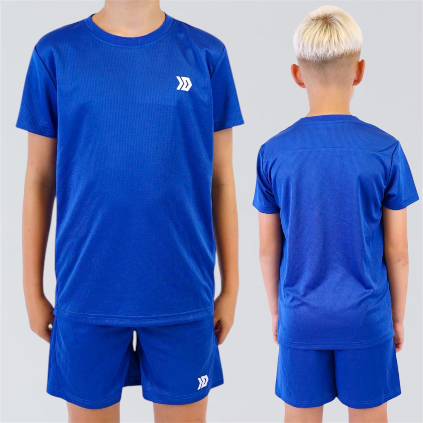 DASH Active Tee & Short Set - Royal Blue (Junior)