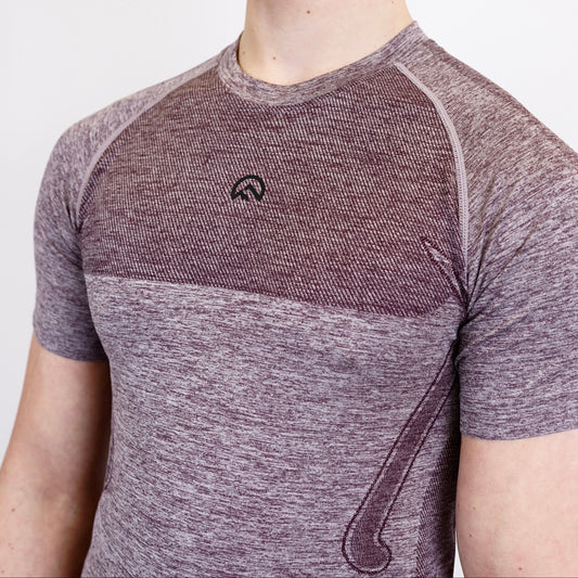 Flux Contour Seamless T-shirt - Grape
