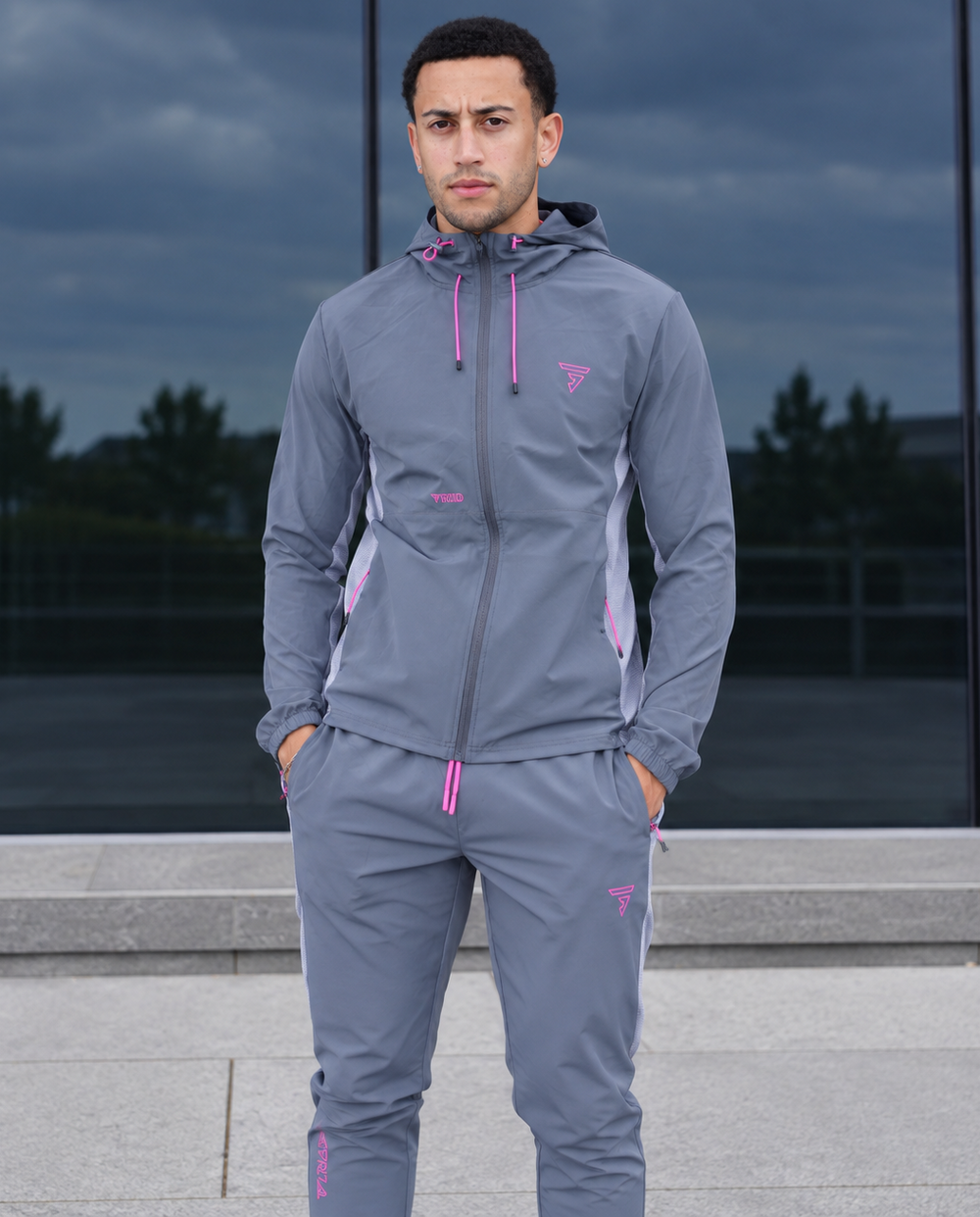 GRIID Bally 3 Piece Set - Pink / Grey