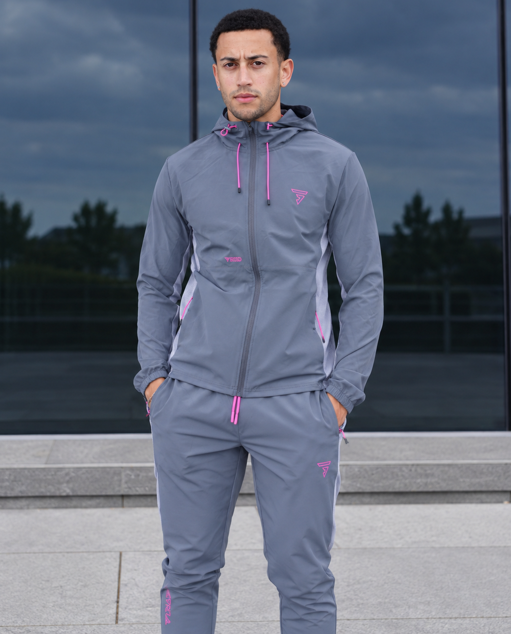 GRIID Bally 3 Piece Set - Pink / Grey