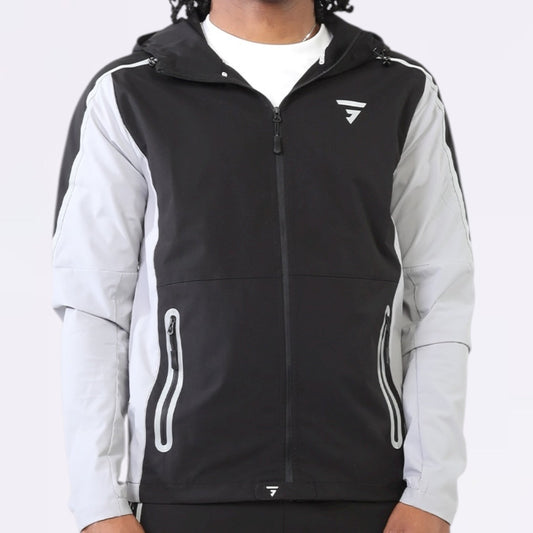 GRIID Reflect & Motion Set - Jacket & Shorts - Black / Grey