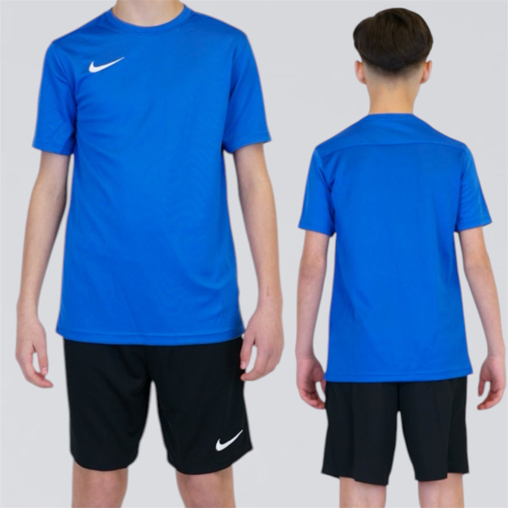 Nike Dri Fit Set - Royal Blue / Black (Junior)