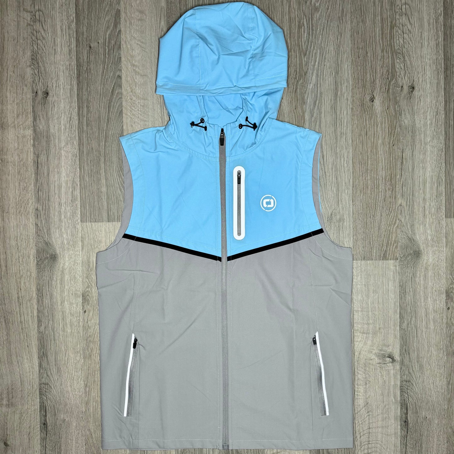 Certified Gilet & Bottoms Set - Blue / Grey