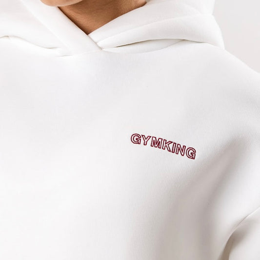 GymKing Dynamic Oversized Hoodie - Cream