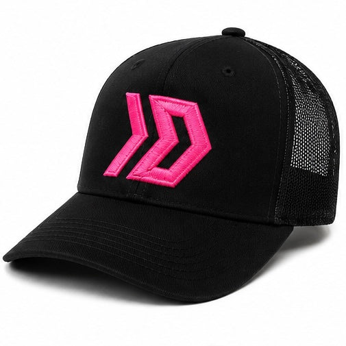 DASH Logo Cap - Black / Hyper Pink