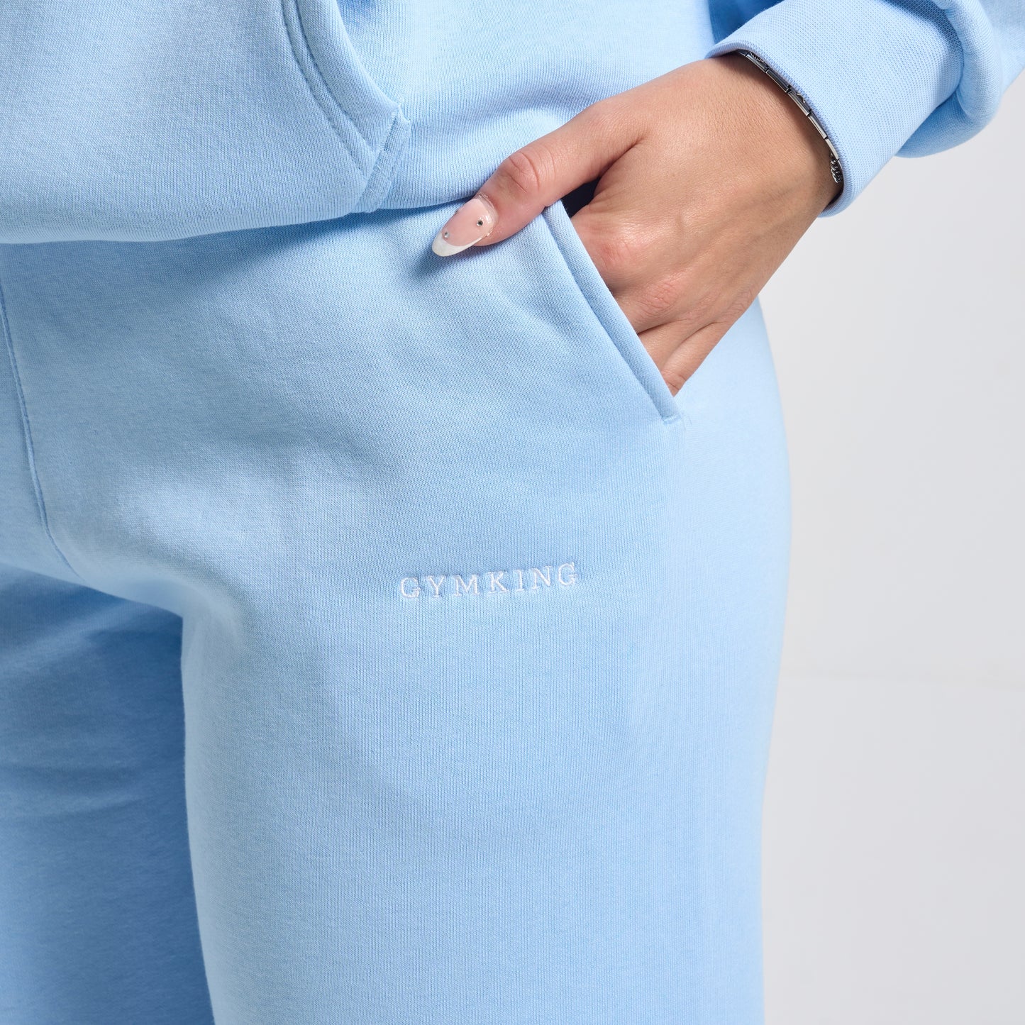 Gym King 365 Hoodie & Joggers Set - Hydrangea Blue