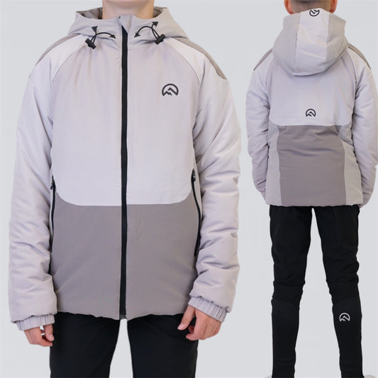 Flux Thermal Padded & Running Set - Dark Grey / Light Grey (Junior)