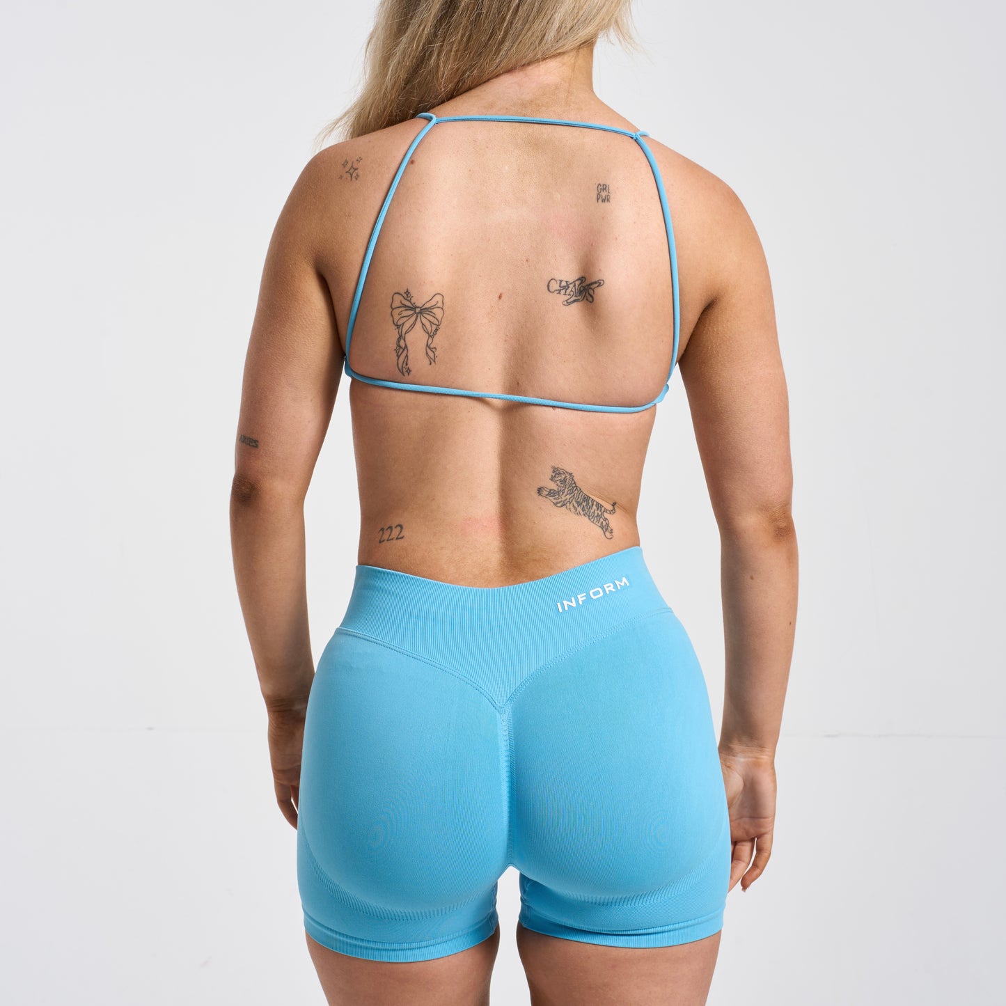 INFORM Bra & Short Set - Ocean Blue
