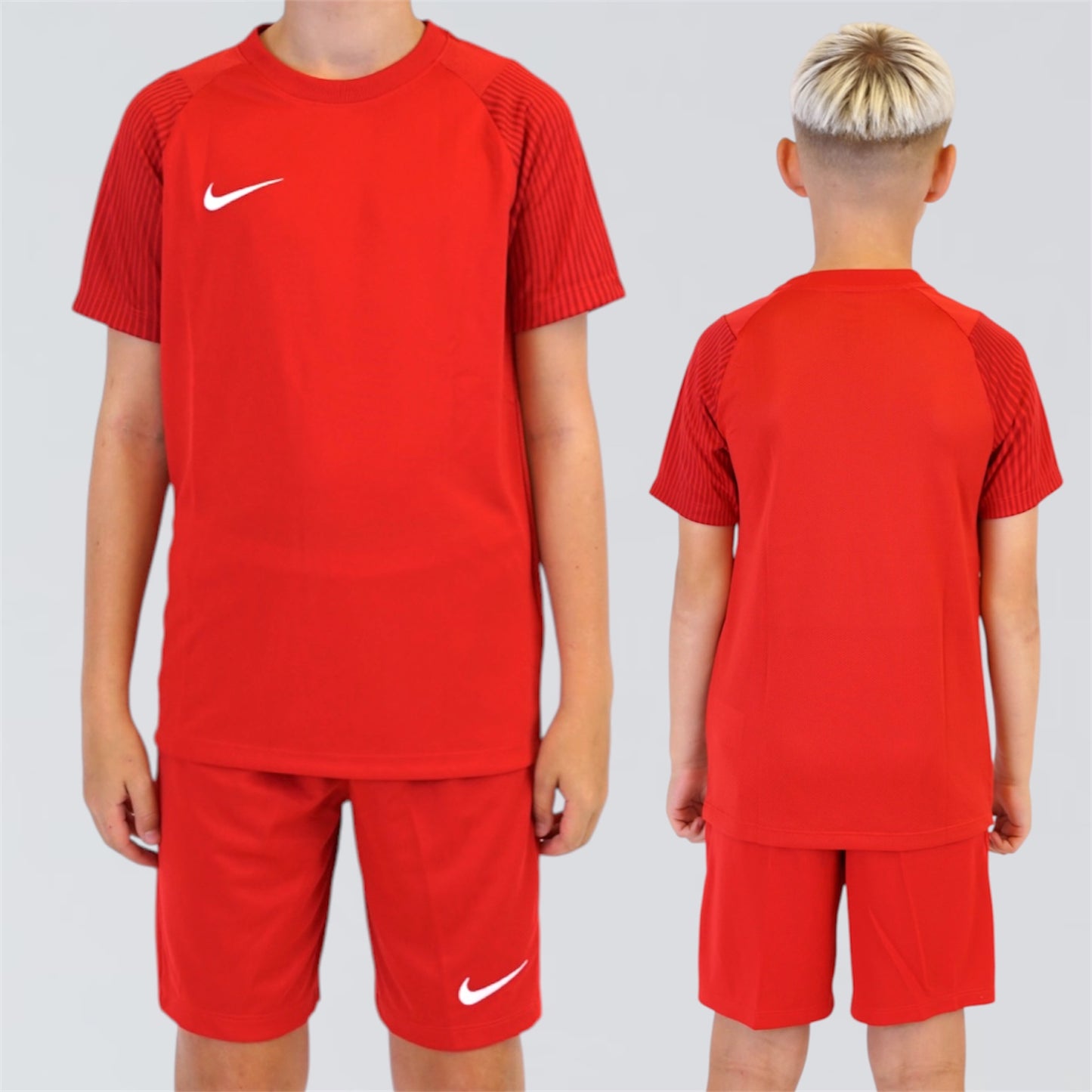 Nike Dri-Fit Academy 2.0 Set - Tee & Shorts - Red  (Junior)